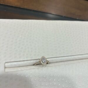 Gold Diamond Engagement Ring